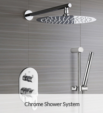 Chrome Shower Heads for Bathrooms | Fontana Showers